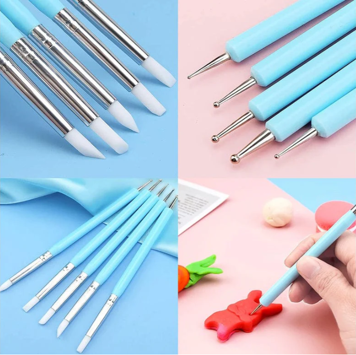 5Pc Silicon & Embossing Tool
