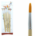 6Pc Round Brush Set