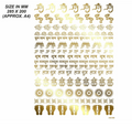 Metallic Sticker D16