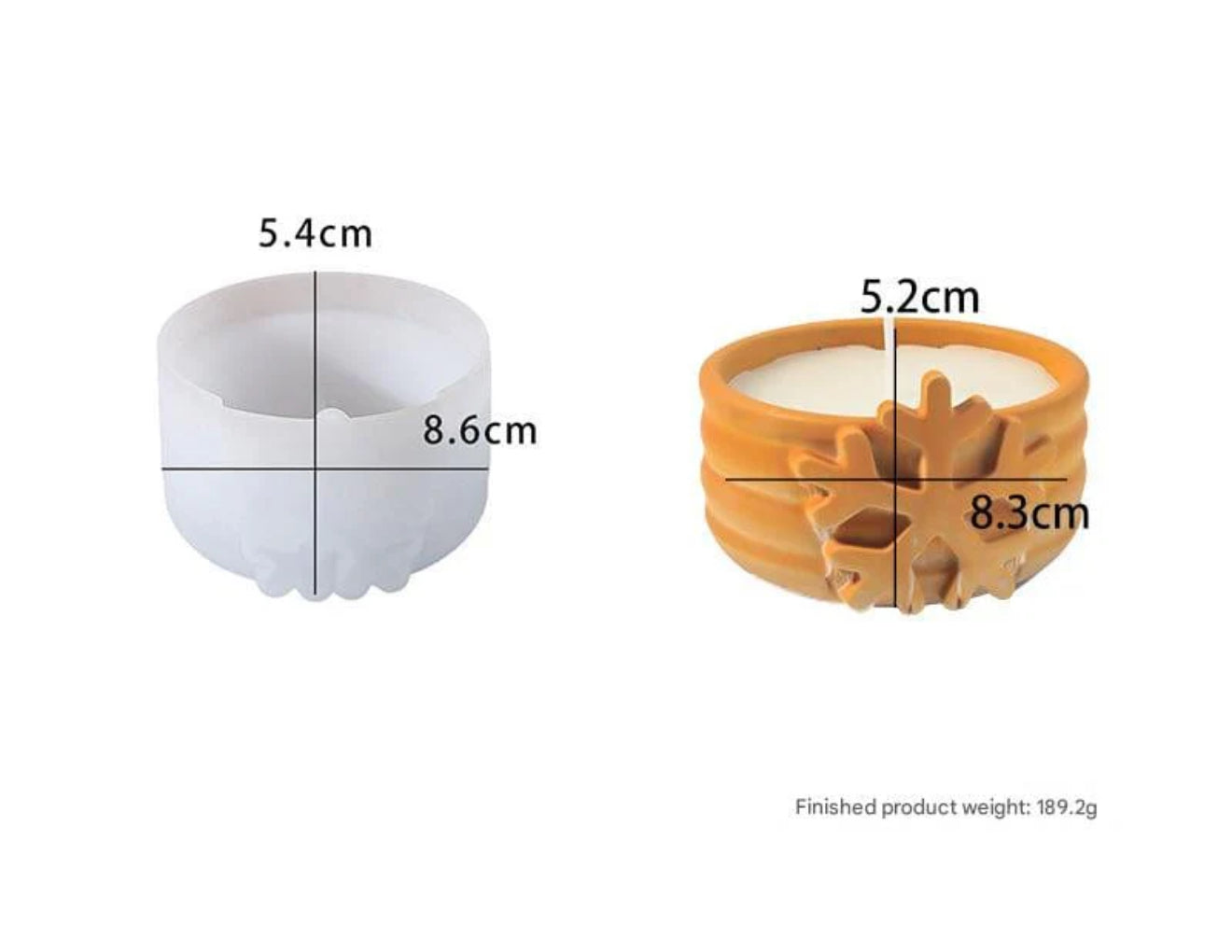 Snowflake Storage Box Mould