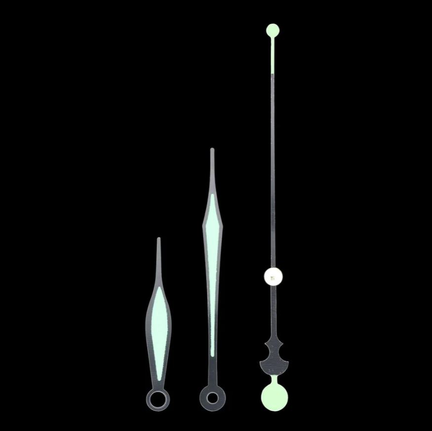 Radium Luminous Clock Hands