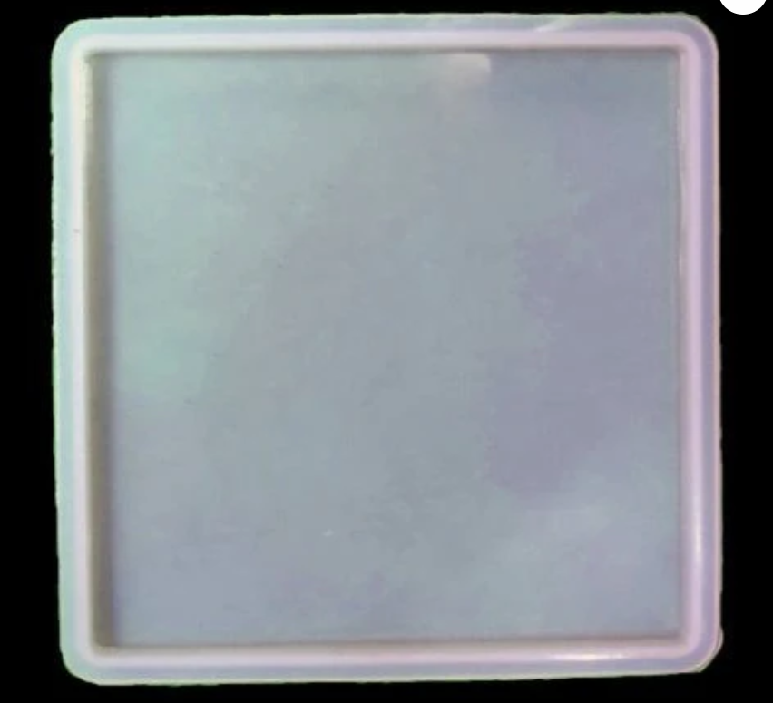 4" Plain Square Coaster Mould
