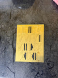Acrylic Golden Roman Numbers